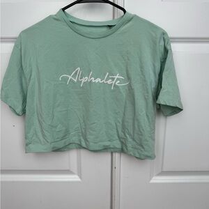 Alphalete Mint Green Tee